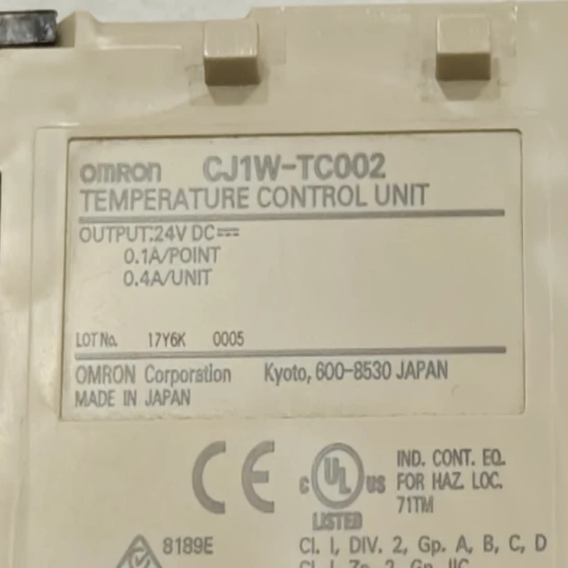 Omron CJ1W-TC002 Temperature Control Unit | PLC Temperature Control Module thumbnail 5